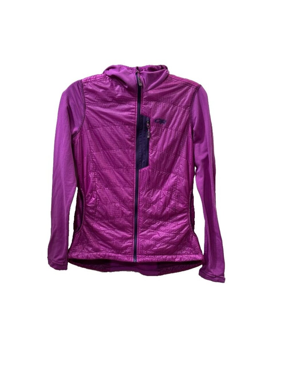 Outdoor Research W's Deviator Hoody Polartec Full Zip Hooded Jacket M purple
